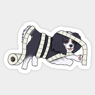 Toilet paper Dog Mummy (cavalier king charles spaniel) Sticker